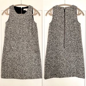 LOFT Tweed Wool Shift Dress